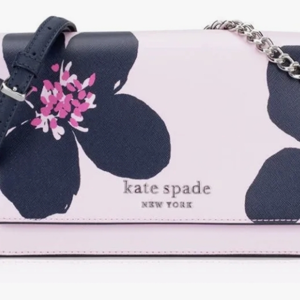 Kate Spade Cameron Floral Convertible Crossbody Serendipity Pink new